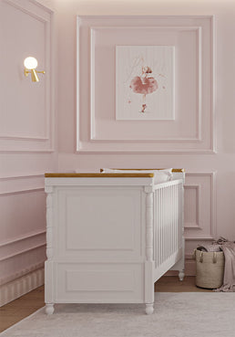 Berço Siena Branco e Jequitibá