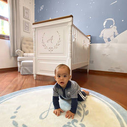 Berço Siena Branco e Jequitibá