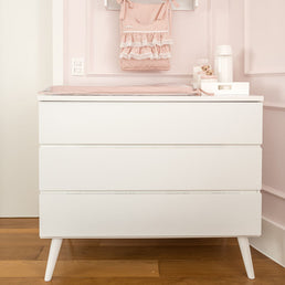 Cômoda de Bebê Viena Branco Fosco