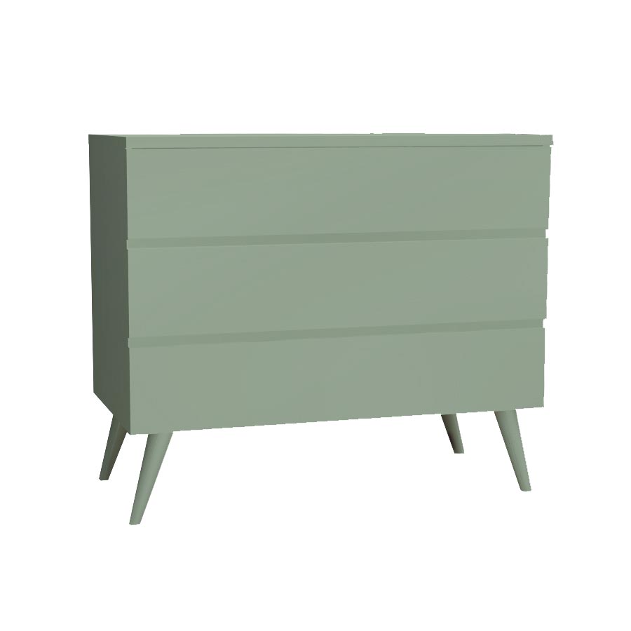 Cômoda de Bebê Viena Verde Jardim