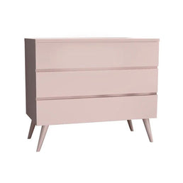 Cômoda de Bebê Viena Rosa Claro