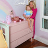 Cômoda de Bebê Viena Rosa Claro