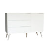 Cômoda de Bebê Viena com Porta Branco Fosco