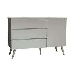Cômoda de Bebê Viena com Porta Cinza Harbor