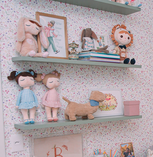 Prateleira Infantil 100cm - Verde Jardim