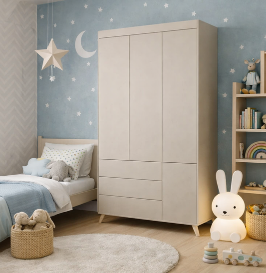 Guarda Roupa Infantil Viena Greige