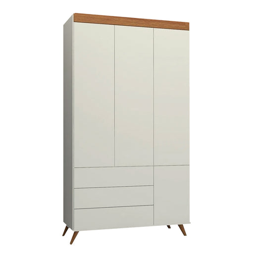 Guarda Roupa Infantil Viena Greige e Mel