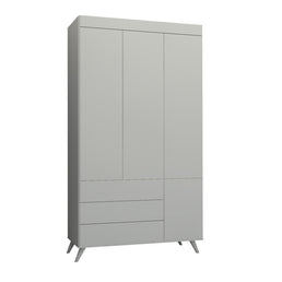 Guarda Roupa Infantil Viena Cinza Harbor