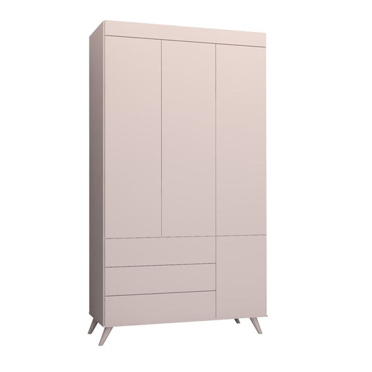 Guarda Roupa Infantil Viena Rosa Claro