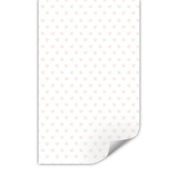 Papel de Parede Coração Rabiscado Rosa Claro