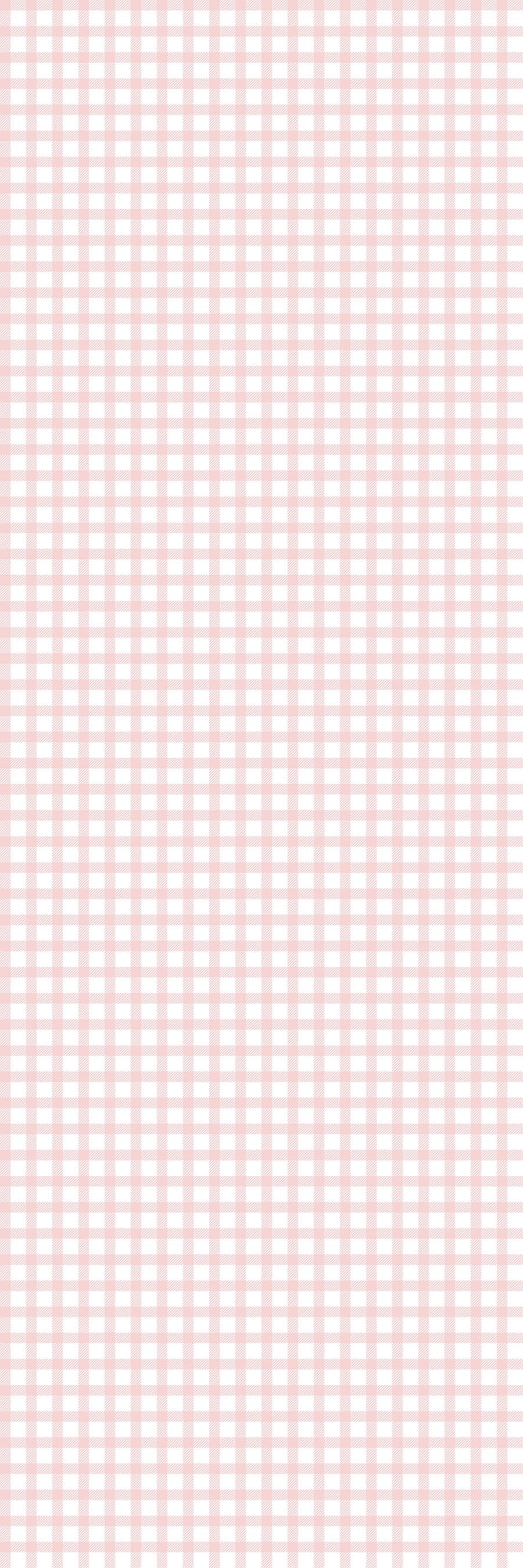 Papel de Parede Infantil Vichy Rosa Lichia