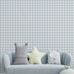 Papel de Parede Vichy Azul