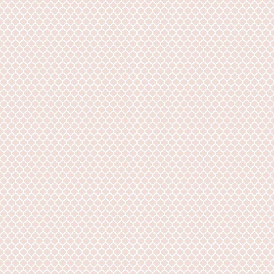 Papel de Parede Infantil Mini Arabesco Rosa Claro