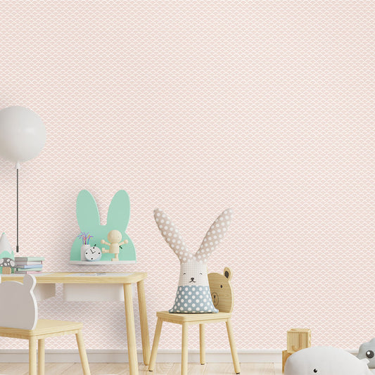 Papel de Parede Onda Rosa Claro