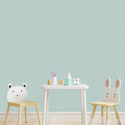 Papel de Parede Infantil Onda Malva