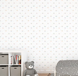 Papel de Parede Infantil Gaivota Rosa