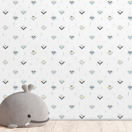 Papel de Parede Infantil Gaivota Azul