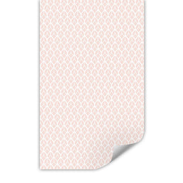 Papel de Parede Folhas Rosa Claro