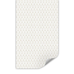 Papel de Parede Infantil Folhas Invertido Bege