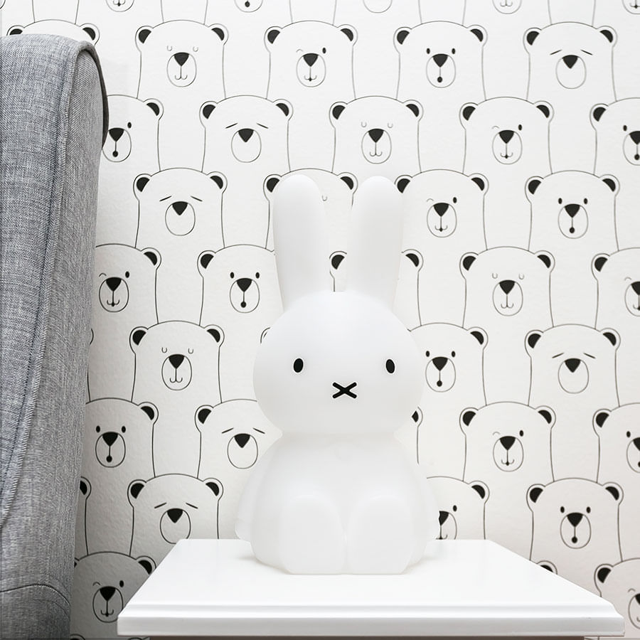 Papel de Parede Infantil Montanha de Urso Preto