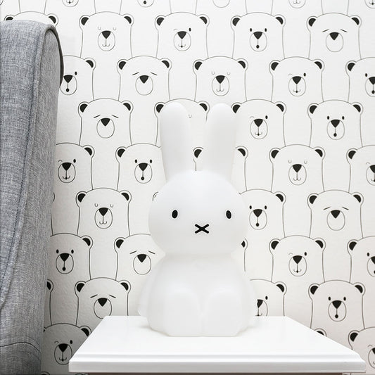 Papel de Parede Infantil Montanha de Urso Preto