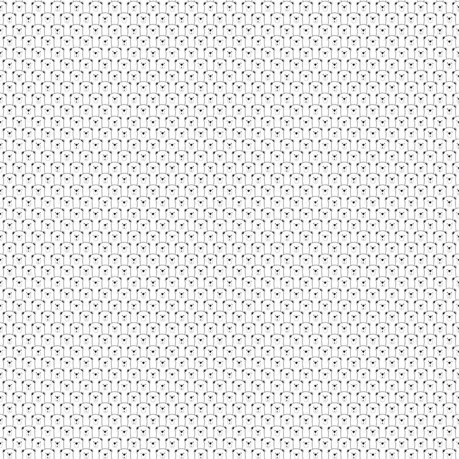 Papel de Parede Infantil Montanha de Urso Preto