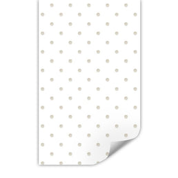 Papel de Parede Infantil Poá Aquarela Bege