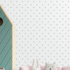 Papel de Parede Infantil Poá Aquarela Malva