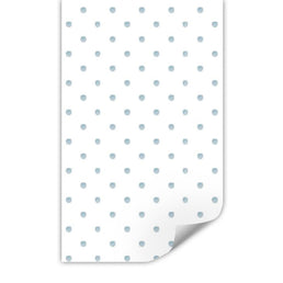 Papel de Parede Infantil Poá Aquarela Azul Claro