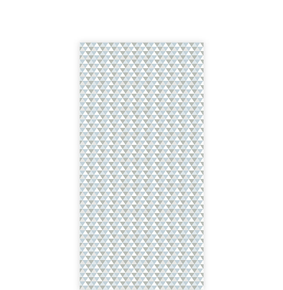 Papel de Parede Infantil Triângulos Azul Claro