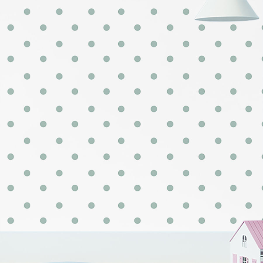 Papel de Parede Infantil Poá Malva