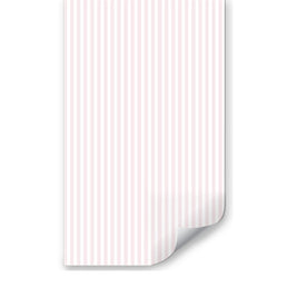 Papel de Parede Infantil Listra Fina Rosa