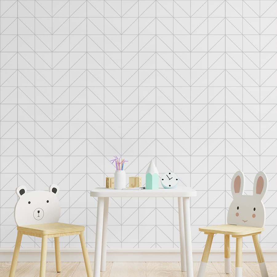 Papel de Parede Infantil Zigue-Zague