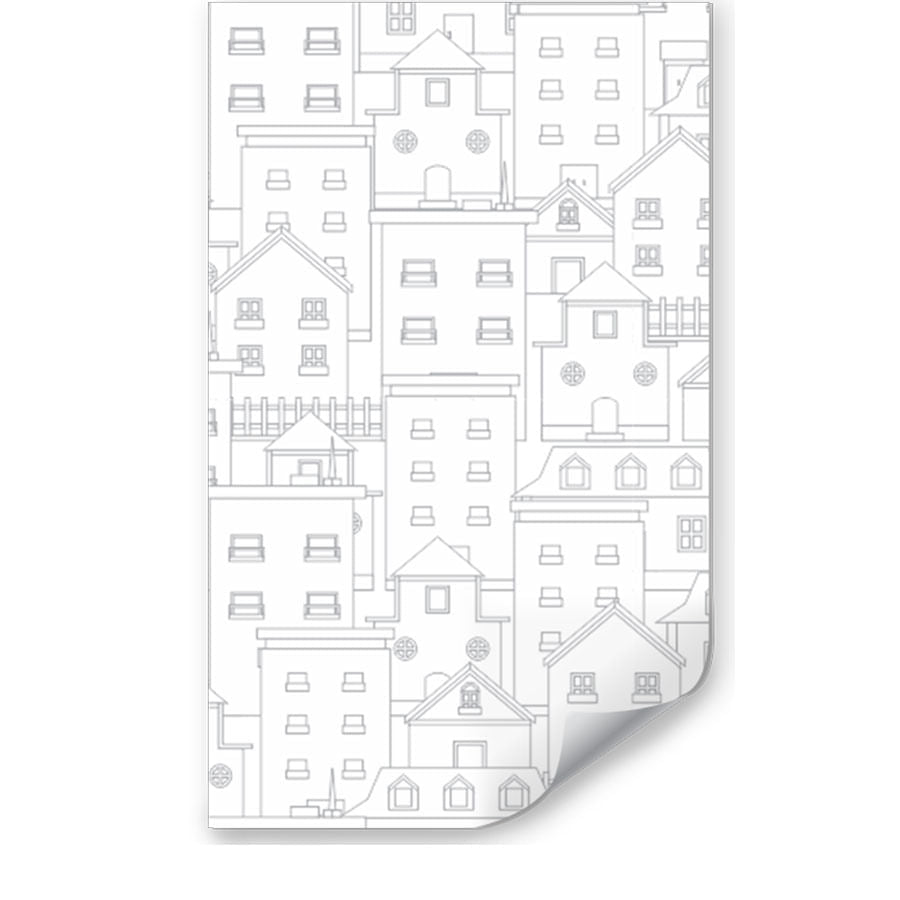 Papel de Parede Infantil Prédios