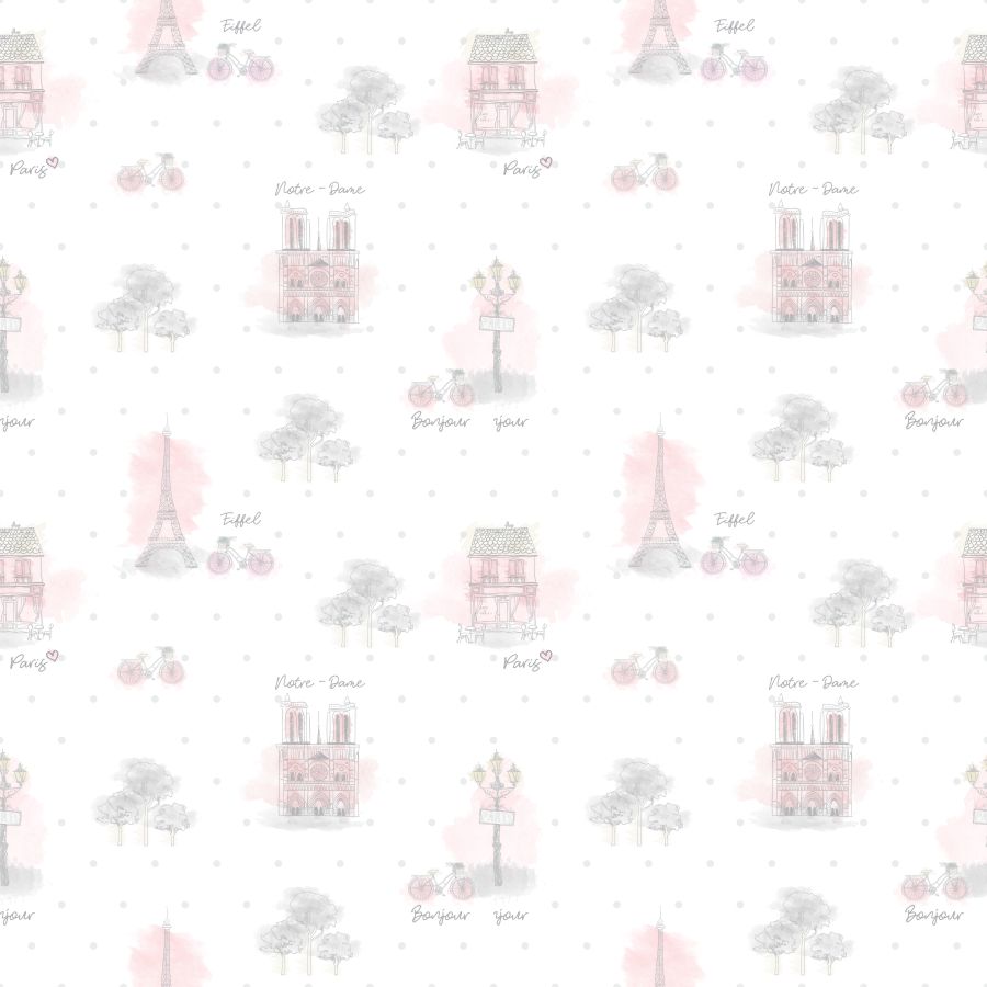 Papel de Parede Infantil Paris