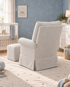 Poltrona de Amamentação Mommy com Puff e Balanço Linen Cinza