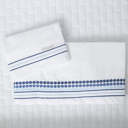 Lençol para Berço Windsor Azul - 3 peças