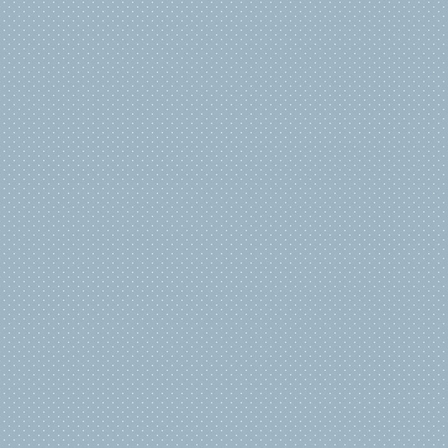 Papel de Parede Infantil Mini Poá Fundo Azul Clássico