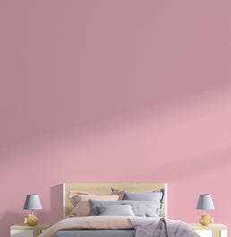 Papel de Parede Infantil Mini Poá Fundo Rosa Clássico