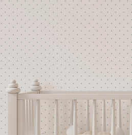 Papel de Parede Infantil Mini Poá Verde