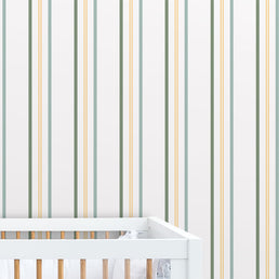 Papel de Parede Infantil Listra 3 Cores