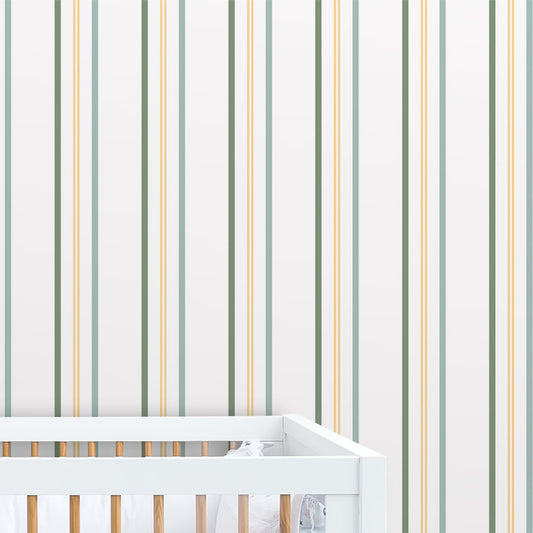 Papel de Parede Infantil Listra 3 Cores