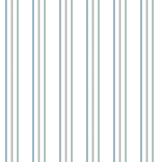 Papel de Parede Listra 3 Cores Verde