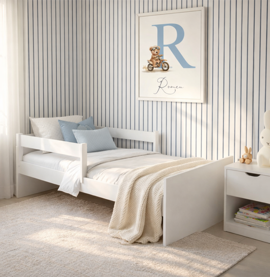 Cama Solteiro Up 2 em 1 Branco