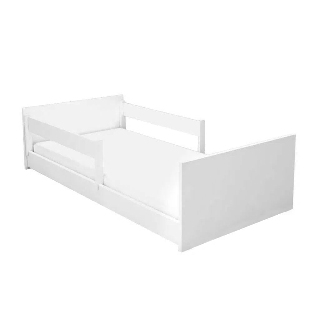 Cama Solteiro Up 2 em 1 Branco