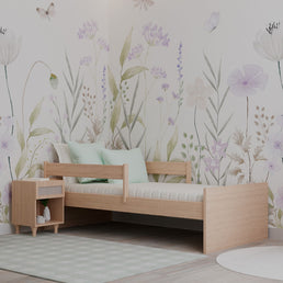 Cama Solteiro Up 2 em 1 Carvalho