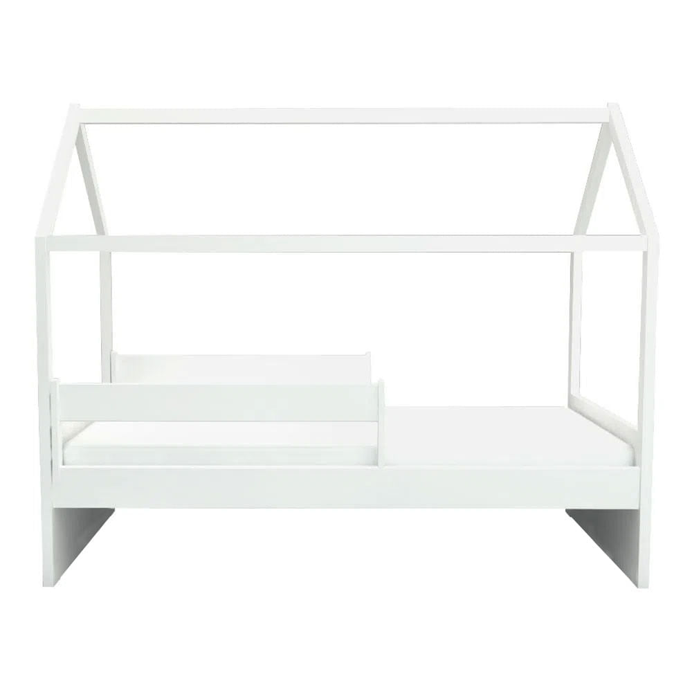 Cama com Casinha Up 2 em 1 Branco