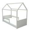 Cama com Casinha Up 2 em 1 Cinza Harbor
