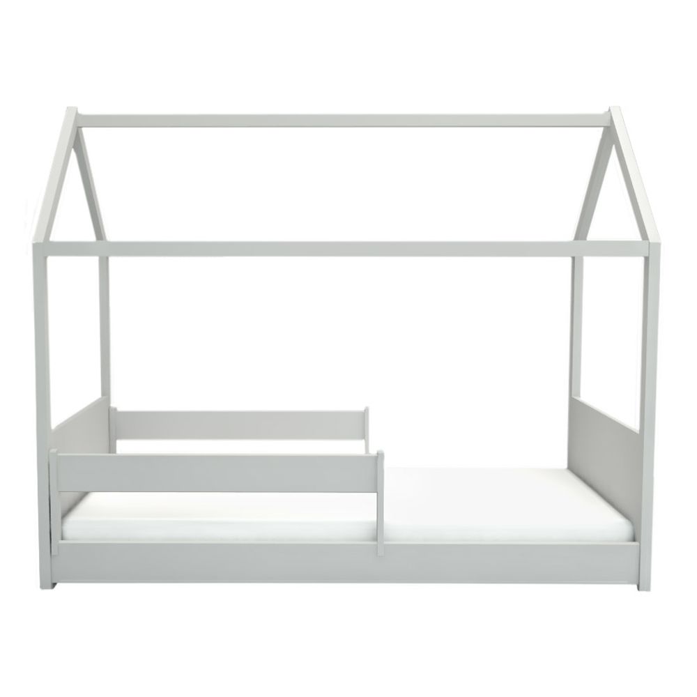 Cama com Casinha Up 2 em 1 Cinza Harbor