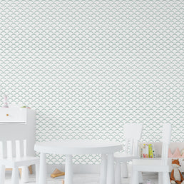 Papel de Parede Infantil Onda Invertido Malva